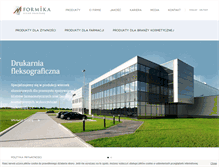 Tablet Screenshot of formika.com.pl